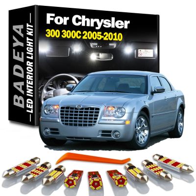 【CW】BADEYA 17Pcs Canbus LED Interior Map Dome Light Kit For Chrysler 300 300C 2005 2006 2007 2008 2009 2010 Vehicle Lamp Car Bulbs