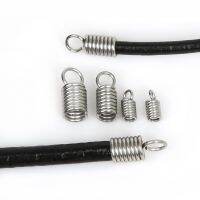 2/3/4mm 50pcs Stainless Steel End Caps Cords Crimp Jewelry Findings Beads For Jewelry Making Bracelet Necklace DIY