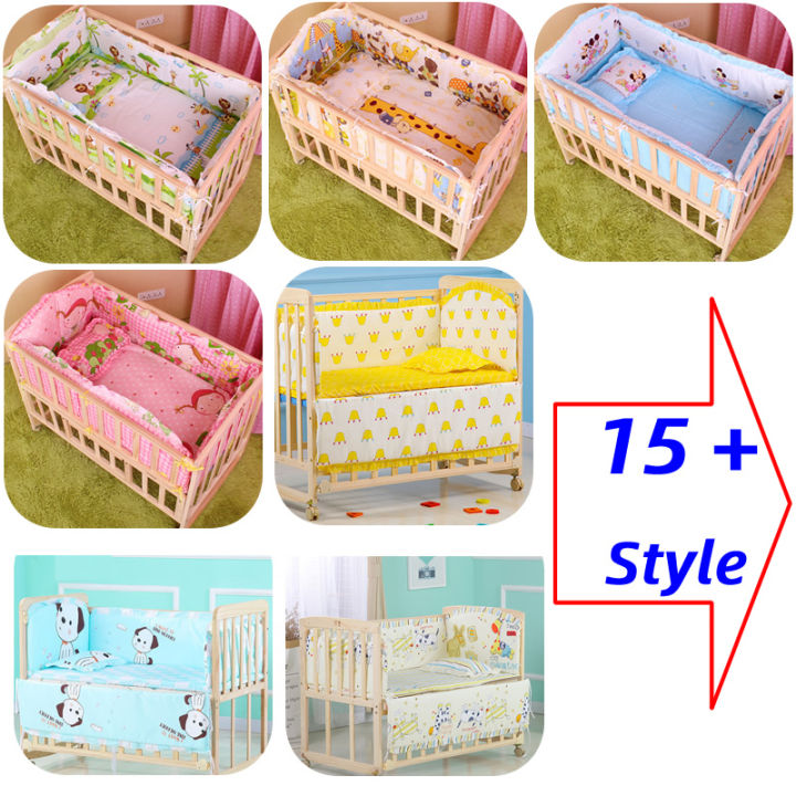 5pcs-newborn-baby-bedding-set-for-girl-boy-baby-crib-bedding-set-baby-crib-bumper-kids-crib-set-baby-bed-bumper-for-90x50cm-crib