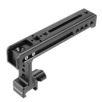 Top Side Cheese Handle Grip NATO Rail Handgrip Arri 14" Cold Shoe Mount for Balance Adjustable Camera Cage Rig Monitor Lights