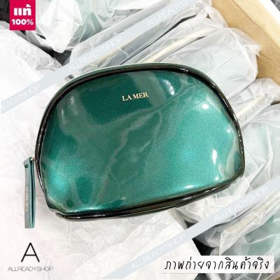 🥇Best Seller🥇  ของแท้ รุ่นใหม่  La Mer Pouch Cosmetic Travel Bag กระเป๋าเครื่องสำอางค์