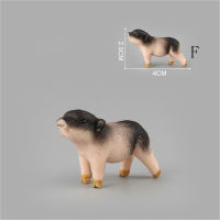 [JP TOY] หมูรุ่นสัตว์จำลองของตกแต่งฟิกเกอร์ตุ๊กตาของขวัญสำหรับเด็กโมเดลสัตว์พลาสติก