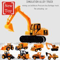 8 Styles Baby Engineering Cars Toy Boys Girls Imitation Inertial Engineering Car Children Toy Alloy Excavator Gift 2023 New Toy