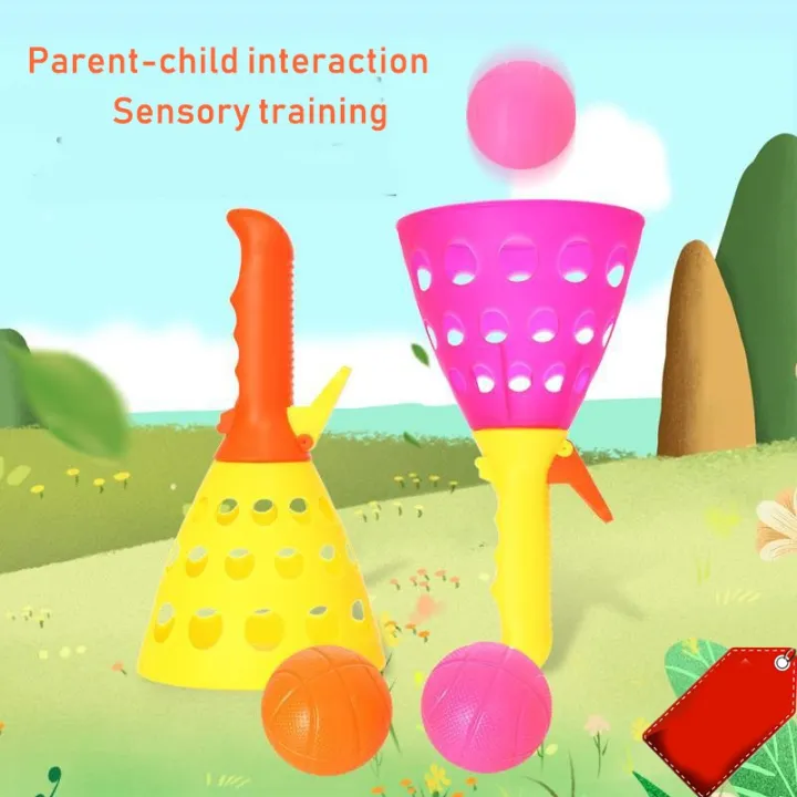 【Local PH】Parentchild Catapult Table Tennis Launch Ball Outdoor