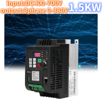 อินเวอร์เตอร์ความถี่ตัวแปร อินเวอร์เตอร์โซลาร์เซลล์แสงอาทิตย์ DC400‑700V อินพุต AC 3PH 0‑380V 0‑650Hz เอาต์พุต