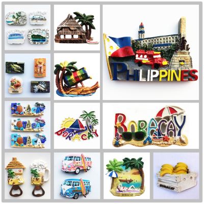 Asia Philippines Tourist Souvenir Fridge Magnets Decoration Articles Handicraft Magnetic Refrigerator Collection Gift