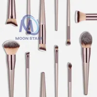 [10 เซต] 100 ชิ้น แปรงแต่งหน้า H02 brush set เซต10ชิ้น แปรงปัดแก้ม แปรงไฮไลท์ แปลงแต่งหน้า MS99.