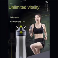 CHAHUA Plastic Water Tritan Male Sports Cup Female Student  Water Bottle  Anti Drop And High Temperature Resistance