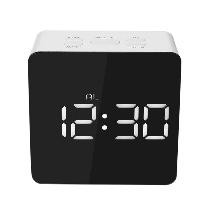 worth-buy-นาฬิกาเลื่อนดิจิตอลนาฬิกาปลุกกระจก-led-ไฟปลุกนาฬิกาโต๊ะตกแต่งบ้านแสดงเวลาขนาดใหญ่แบบอิเล็กทรอนิกส์