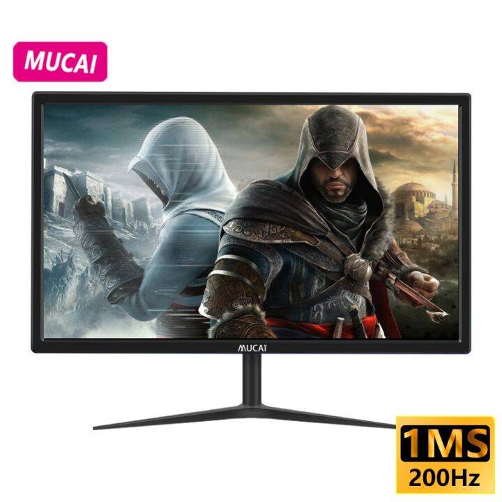 MUCAI จอ24นิ้ว165Hz,จอแสดงผล200Hz คีย์บอร์ดเกม HDMI รองรับ DP Power Por ...