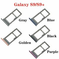 ถาดใส่ซิมการ์ด + ที่ใส่ตัวอ่านช่องเสียบไมโครการ์ด SD สำหรับ Samsung Galaxy S9 Plus G960 G965 LKT37121อะไหล่ทดแทน