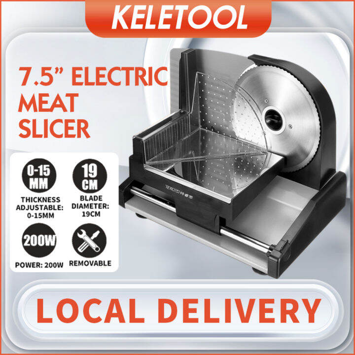 Electric Meat Cutter / Lamb Beef Slicer Vegetable And Fruit Slicer Home ...