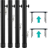 4ชิ้นขาโต๊ะ Extenders วัสดุที่มีคุณภาพสูงปรับความสูงขาโต๊ะ Extenders ไม่ใช่เรื่องง่ายที่จะเปลี่ยนรูปสำหรับบ้านโรงแรม