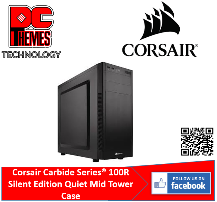 Corsair Carbide Series® 100R Silent Edition Quiet Mid Tower Case ...
