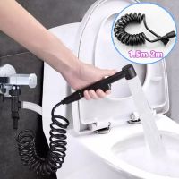 Selang Pancuran teleskopik 1.5/2 pegas Spiral selang Toilet semprotan Bidet telepon garis pipa Aksesoris Kamar Mandi