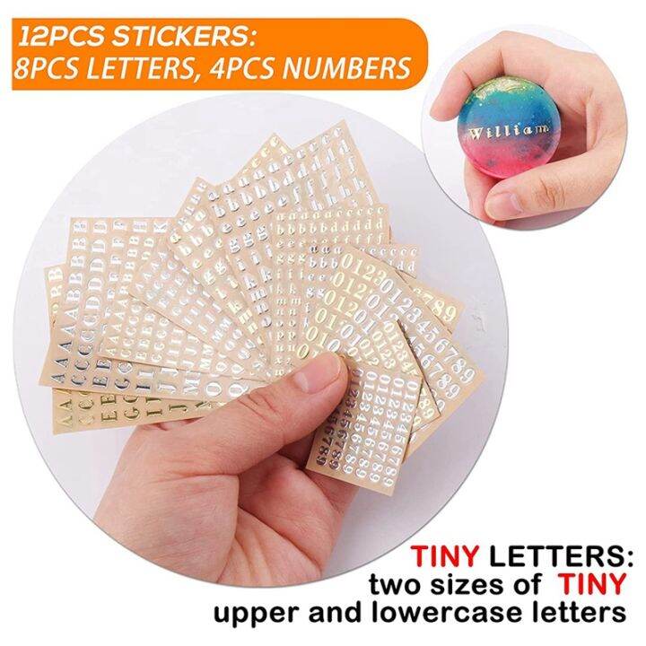 12-sheets-letter-resin-stickers-small-alphabet-number-stickers-alloy-self-adhesive-gold-and-silver-3mm-4-5mm-tall