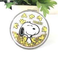 SNOOPY BFW  กระจกพับ กระจก กระจกสวยงาม กระจกพกพา ลาย SNOOPY  W สวยมาก มีกากเพชรเหลว กระจกปกติ และ ขยาย ขนาด 7 x 1.5 cm. มีบริการเก็บเงินปลายทาง BY 3985 SHOP