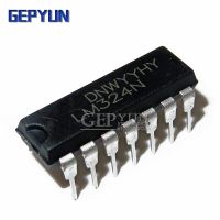 IC LM324 LM324N Gepyun ของแท้ใหม่จุ่ม DIP14 10ชิ้น