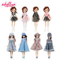 Adollya BJD Doll Full Set 16 BJD Dolls For Girls Fashion Movable Joints Doll 11 Joints Female Body Toys For Girls Dress Up Doll