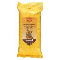 [พร้อมส่ง] สินค้านำเข้า ของแท้ 100% ผ้าเช็ดอาบน้ำแห้ง สำหรับแมว Burts Bees, Dander Reducing Wipes for Cats