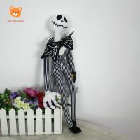 LIKE TGM แจ็คกำมะหยี่ ตุ๊กตา JACK skellington 50ซม. ค่ะ หัวเล็กๆ ตุ๊กตาโครงกระดูกตุ๊กตา แจ็คตกแต่ง นุ่มนุ่มๆ คริสมาสต์