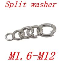 20 100pcs GB93 A2 304 Stainless Steel Spring Split Lock Washer Elastic Gasket M1.6 M2 M2.5 M3 M4 M5 M6 M8 M10 M12