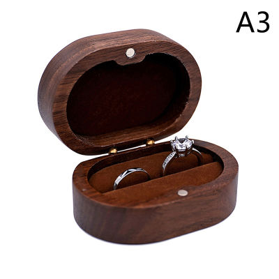 กล่องใส่แหวนแต่งงานแบบเรียบง่ายของ Shiqinbaihuo สำหรับพวงกุญแจจิวเวลลี่พิธีวันครบรอบงานหมั้นวาเลนไทน์