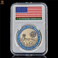 USA Abraham Lincoin (CVN-72) Operation Iraqi Freedom Law Enforcement Archangel St. Michael Bronze Challenge Coin Value W/PCCB