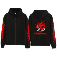 Cyberpunk Hoodie เสื้อลำลอง Cos มีฮู้ดพิมพ์ลายการ์ตูนหลวมเสื้อฮู้ดมีสไตล์