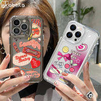 AKABEILA เคสโทรศัพท์รูปหัวใจยอดนิยมแนวหวานสำหรับ iPhone 11 13Pro 14 12 13 Pro Max 14Plus 6 7 8 Plus X XR XS Max SE 2020 2022สำหรับสาวๆซิลิโคนกันกระแทกอวกาศ TPU เคสใส่โทรศัพท์ HP ใส