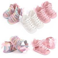 （0-2 Years）Baby Girls Gladiator Sandals Casual Breathable Soft Sole Children First Walkers Kids Non-slip Shoes
