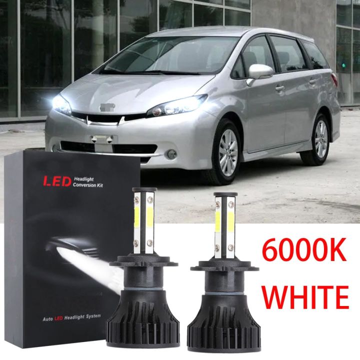 new-หลอดไฟหน้ารถยนต์-led-6000k-สีขาว-แบบเปลี่ยน-สําหรับ-toyota-wish-2009-2017-nfl-1-คู่