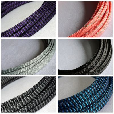 15meter Cable Sleeves 4mm Cotton yarn Braid Wire Protecting PP+ PET Nylon Cable Sleeve wire mesh shock for cable sets Electrical Circuitry Parts