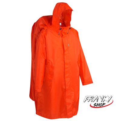 [พร้อมส่ง] เสื้อปอนโชสำหรับเดินป่า กันน้ำกันฝน Hiking Rain Poncho FORCLAZ 75 Red
