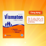 Thực phẩm bảo vệ sức khỏe Vismaton giúp bổ sung vitamin và khoáng chất