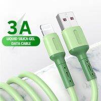 3A Fast Charging USB Cable For iPhone 14 13 12 11 Pro Max X XR XS 8 7 Phone Charger Cord Wird Liquid Silicone Data Cabl 1/1.5/2M Wall Chargers