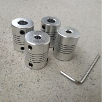 4 pieces/lot Shaft Coupling 6mm To 8mm Flexible Coupler 6x8mm OD 19x25mm stepper motor 6x8mm high quality CNC machine motor jaw