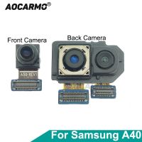 Aocarmo เหมาะสำหรับ Samsung Galaxy A40 SM-A405FN /Ds A405FM /Ds กล้องเซลฟี่หน้าหลังโมดูลกล้องหลังเฟล็กซ์5MP 25MP 16MP