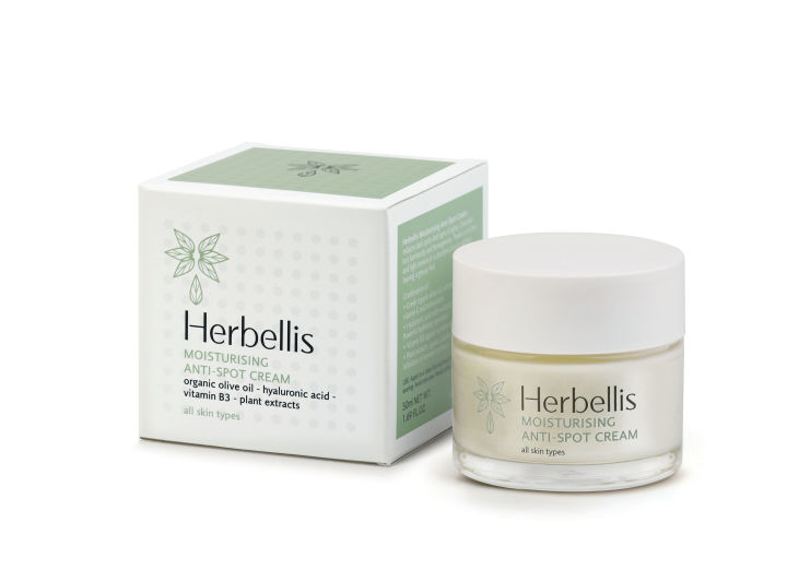 herbellis-moisturisng-anti-spot-cream-ครีมลดเลือนริ้วรอยและจุดต่างดำ-นำเข้าจากประเทศกรีซ-50-ml