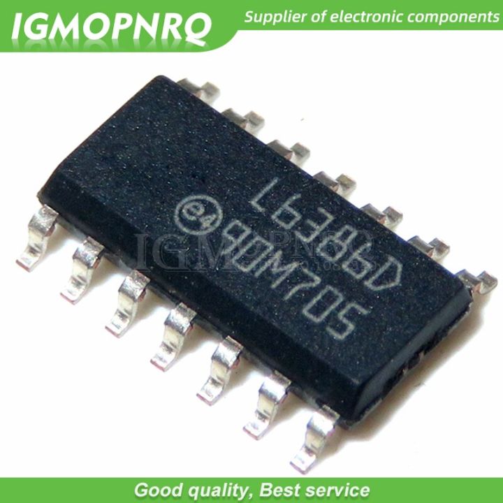 5pcs/lot L6386 L6386D SOP L6386DTR L6386D L6386 High Voltage and Low Side Driver New Original Free Shipping