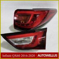 【ขายดี Oiozkhjue 528】สีสัน☞ชุดประกอบไฟท้ายสำหรับ Infiniti QX60 2016-2020ไฟเบรกรถเลี้ยวขับรถอุปกรณ์เสริมรถยนต์ถอยหลัง