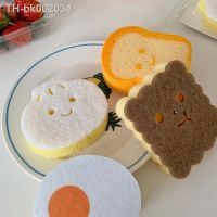 ﹉ Sponge Kitchen Cleaning Tools Gadgets Dishwashing Sponges Bathroom Dishwasher Egg Toast Kawaii Items Cute Magic