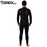 SLINX 5MM Men Winter Wetsuit Diving Suit Neoprene Fleece Lining Swimwear for Snorkeling Surfing Triathlon