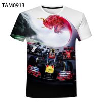 （Contact customer service for customization）in stockF1 Racing 2021 Summer New 3D Printing Personalized Loose Short Sleeve Childrens Leisure T-shirt for Men and Women CoCustomizable（Stock available in sizes for adults and children）