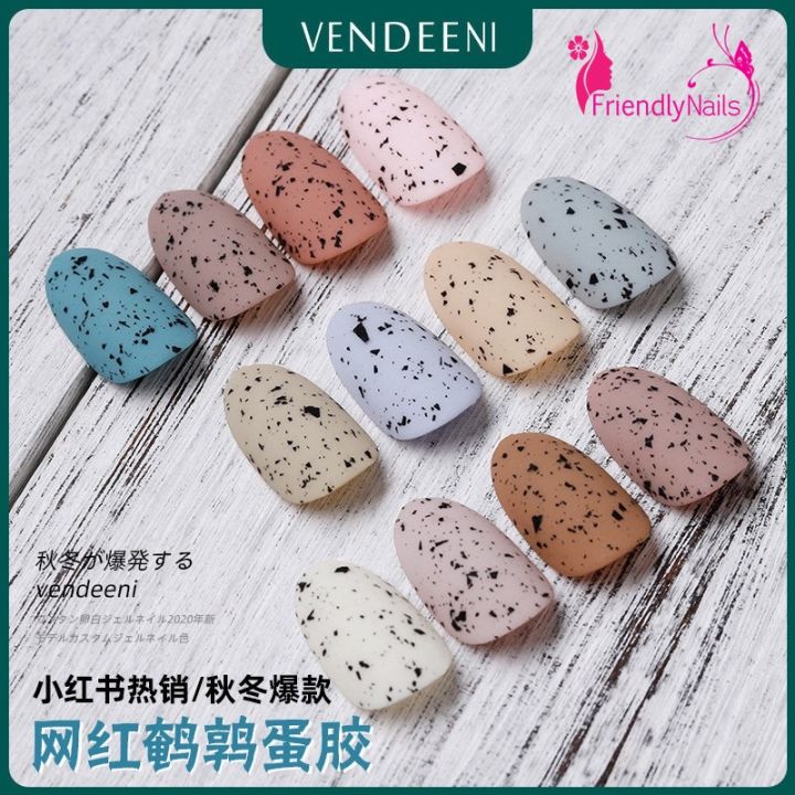 vendeeni-สีเจลไข่นกกระทา-สีไข่นกกระทา-ใช้ได้กับสีพื้นทุกสี-15ml-สีทาเล็บเจล