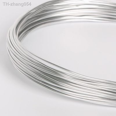 Sale Dia 1/1.5/2/2.5mm Silver Color Round Aluminum Soft Metal Craft Floristry Wire For DIY Jewelry Beads Making Findings 4 Size