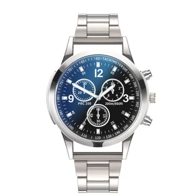 นาฬิกาควอตซ์สายสแตนเลสนาฬิกาหรูหราแบบนาฬิกาแฟชั่นผู้ชาย