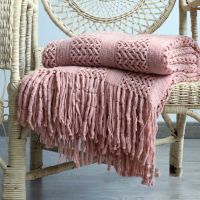 Nordic Knitted Blanket Plaid on the Bed Sofa Throw Thread Blankets for Bed Travel TV Nap Blankets Soft Towel Bed Plaid Tapestry