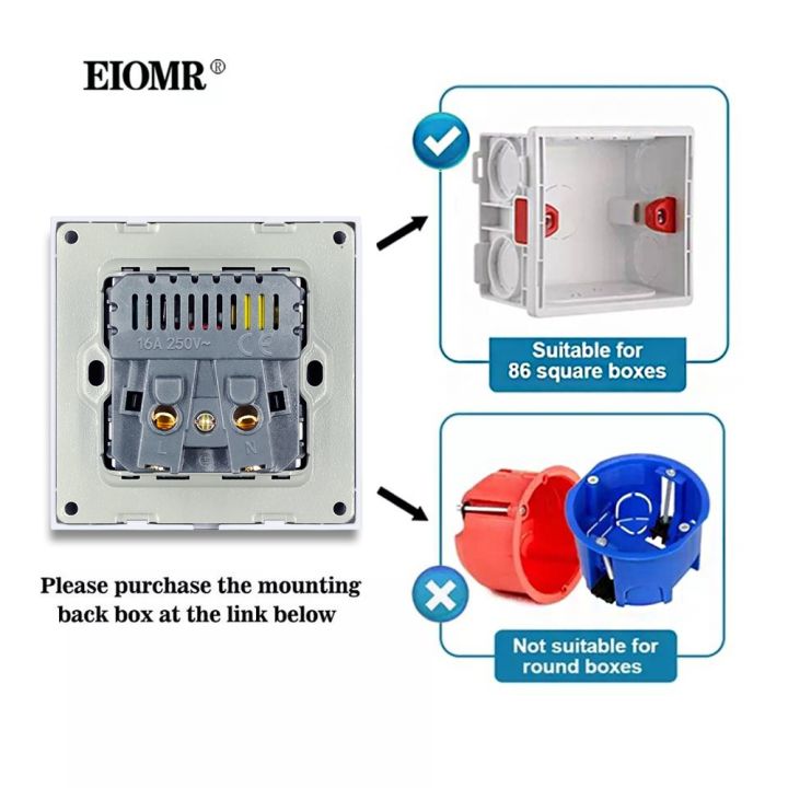 new-popular89-ผนัง16a-usb-มาตรฐาน-eu-พร้อมพอร์ตชาร์จ-cphone-glasspanel-เต้าเสียบไฟฟ้าสำหรับการปรับปรุงบ้าน