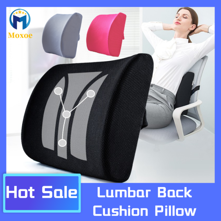 METRON- Chair Lumbar Support Back Cushion Lower Back Pain Relief for C